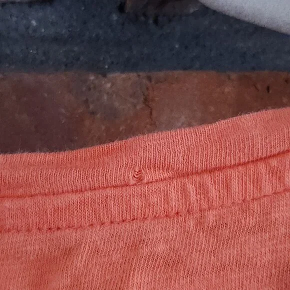 Old Navy Graphic Slub Knit 3/4 Sleeve Pocket Tee Embroidered Toucan Women's XXL - Picture 7 of 8